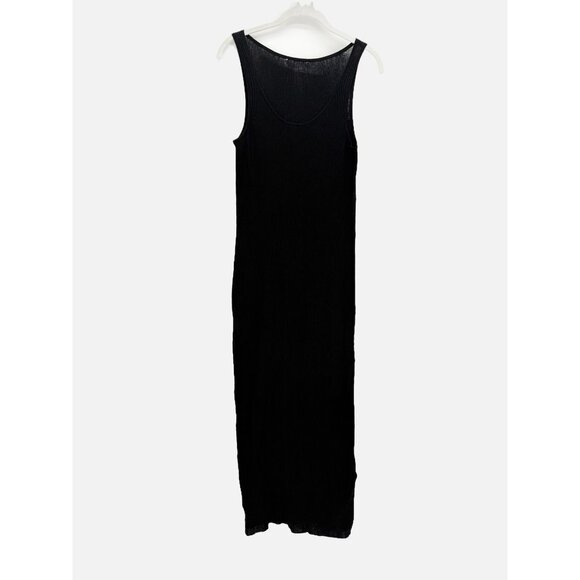 COS Black Sleeveless Ribbed Dress Size M - Picture 2 of 9